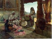 Arab or Arabic people and life. Orientalism oil paintings 603